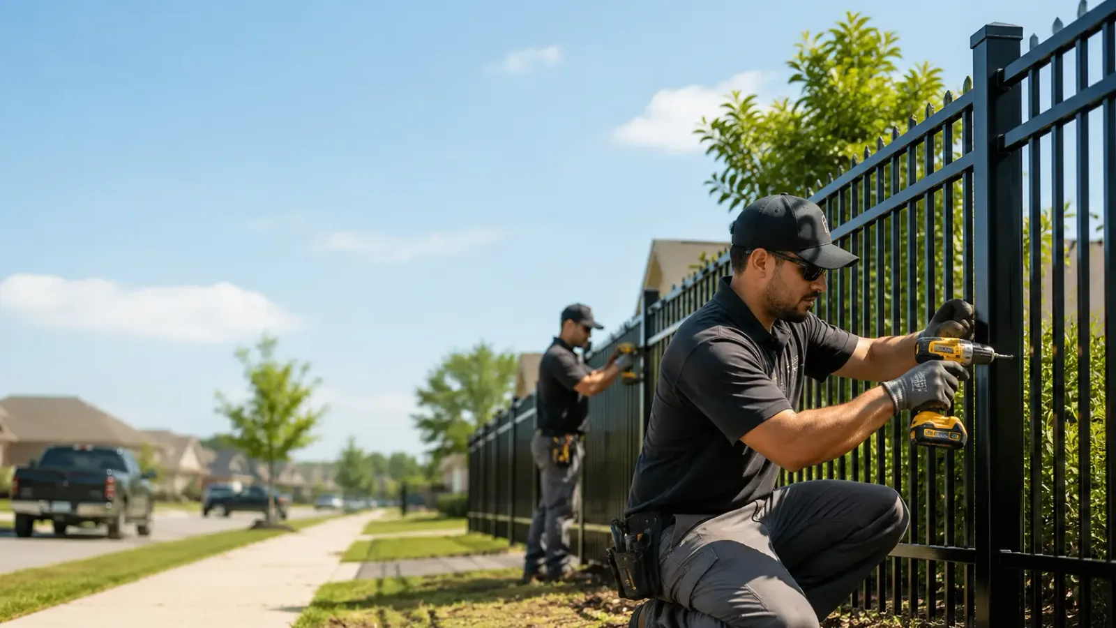 Metal Fence Installation in Blanchard, LA